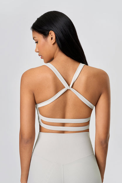 Avanie Striped Short Set