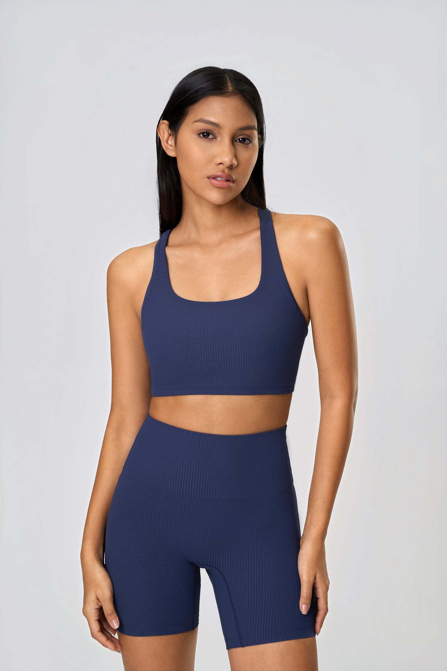 Avanie Striped Short Set
