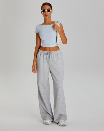 Pantalon de jogging premium à jambes larges