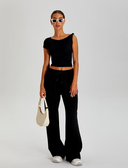 Pantalon de jogging premium à jambes larges